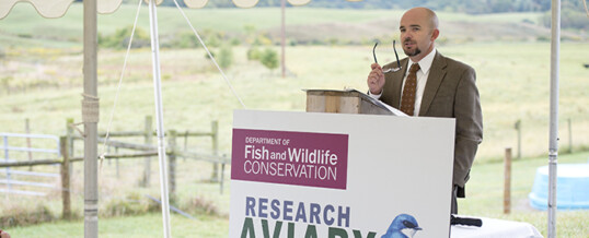 William Hopkins receives Mitchell A. Byrd Award for outstanding achievement in ornithology